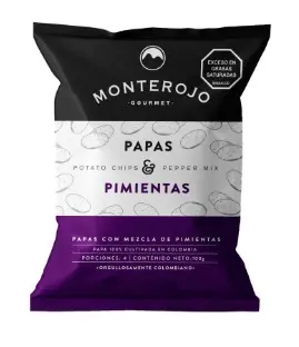 PAPAS FRITAS MONTEROJO PIMIENTAS 100 G UND