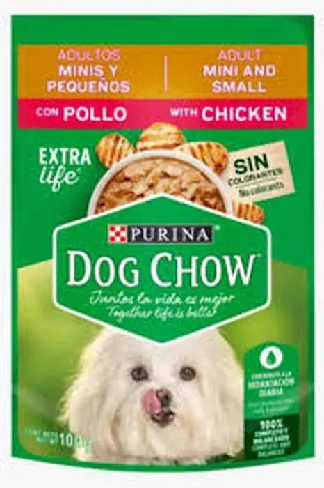ALIMEN PE DOG CHOW ADULT PEQ POLLO 100 G UND