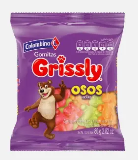 GOMITAS GRISSLY OSOS 80 G UND