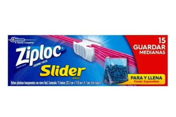 BOLSA ZIPLOC HERMETICA PEQUENAS 15 U UND