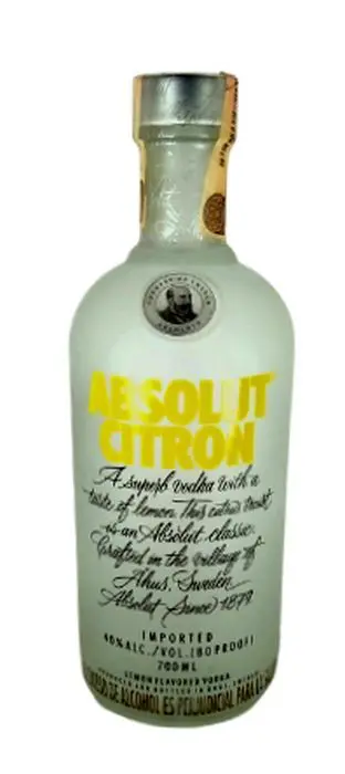 VODKA  ABSOLUT CITRON BOTL 750 ML UND