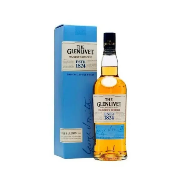 WHISKY THE GLENLIVET 1824 700 ML UND