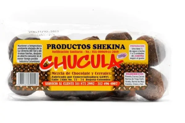 CHOCULA SHEKAINA 200 G UND