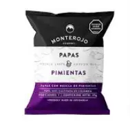 PAPAS FRITAS MONTEROJO PIMIENTA 25G 6U UND