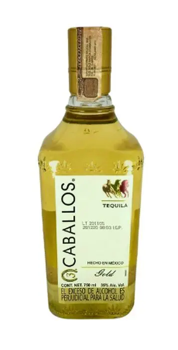 TEQUILA 3 CABALLOS 750 ML UND