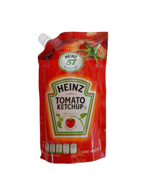 SALSA TOMATE HEINZ DOY PACK 397 GR UND