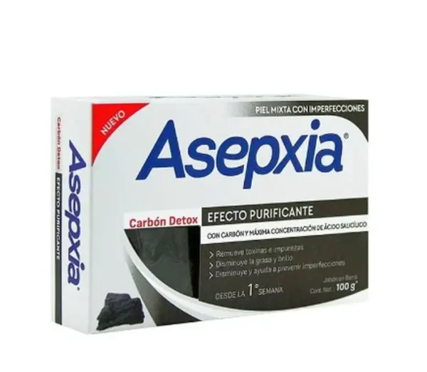 JABON BARRA ASEPXIA EFECTO PURI 100 G UND