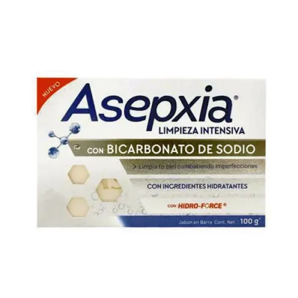 JABON BARRA ASEPXIA BICARBONATO 100 G UND