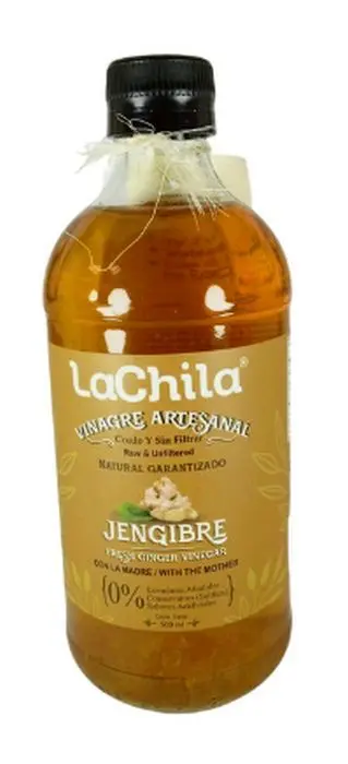 VINAGRE LA CHILA DE JENJIBRE 500 ML UND