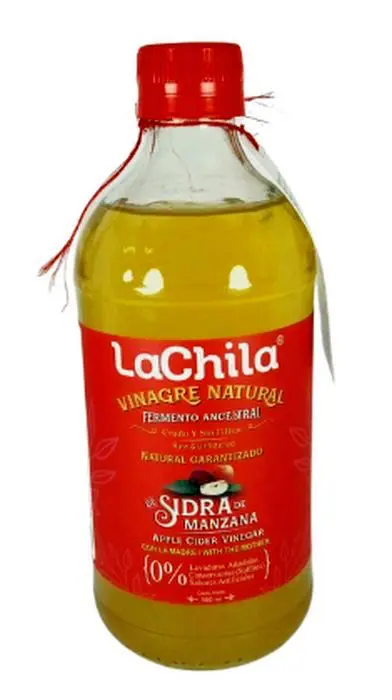 VINAGRE LA CHILA DE MANZANA 500 ML UND