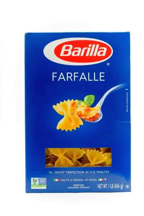 PASTA FARFALLE BARILLA  454 GR UND