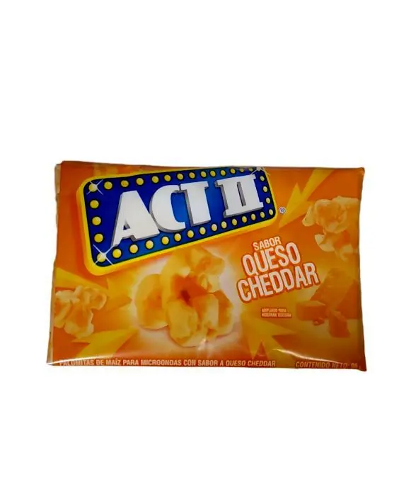 PALOMITAS QUESO CHEDDAR ACTII 96 GR UND