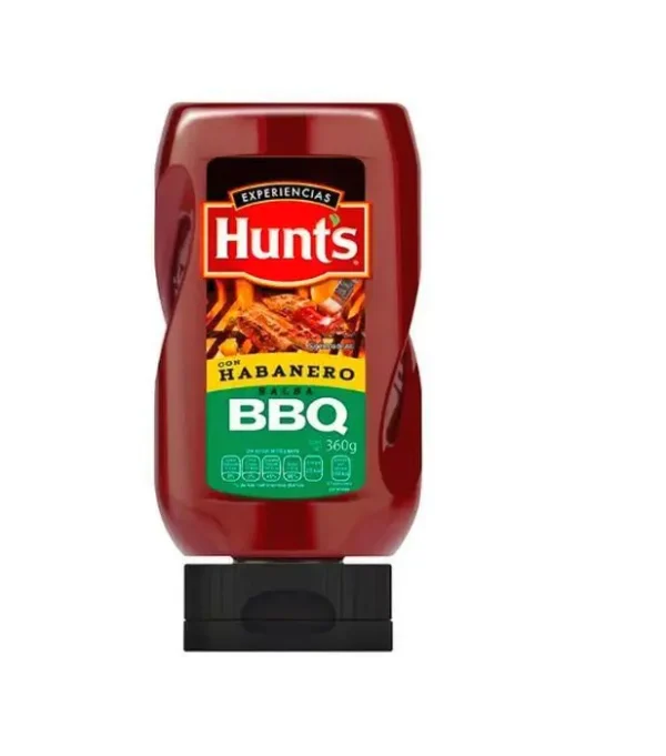 SALSA BBQ HUNTS HABANERO 350 GR UND