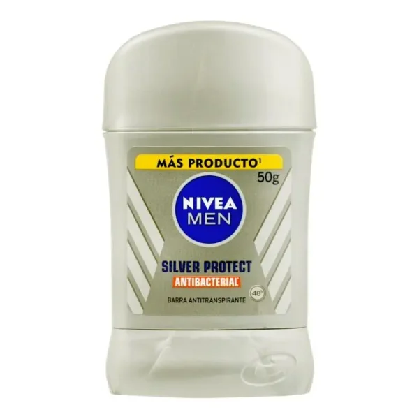 DESOD BARRA SILVER MEN NIVEA 50 G UND