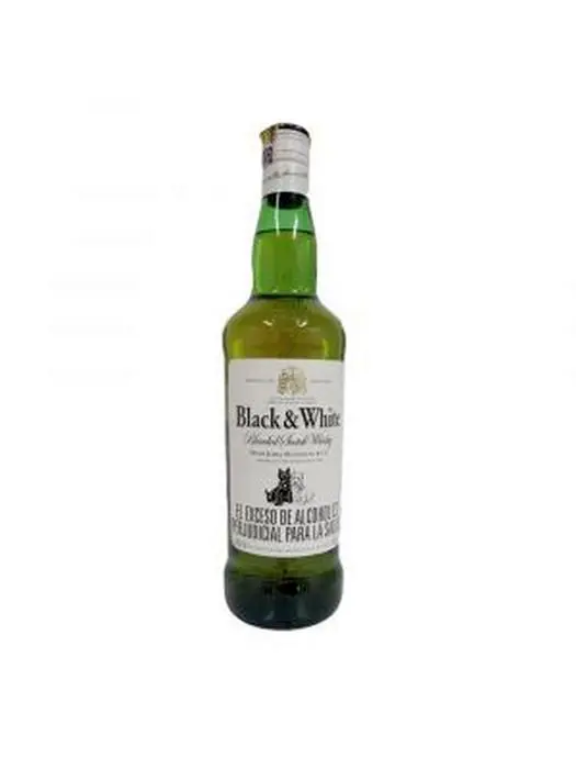 WHISKY BLACK & WHITE 700 ML UND