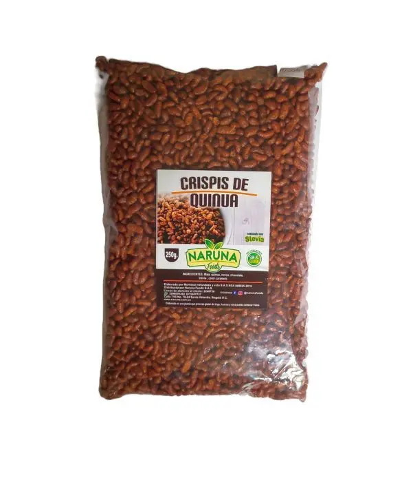 CEREAL CRISPIS QUINUA NARUNA FOODS 250 G UND