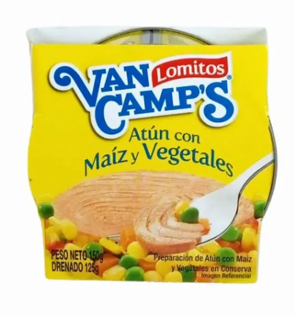 ATUN MAIZ VEGETALES VAN CAMPS 150 GR UND