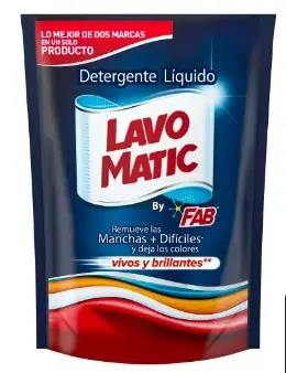 DETERG LIQ LAVOMATIC BY FAB 1800 ML UND