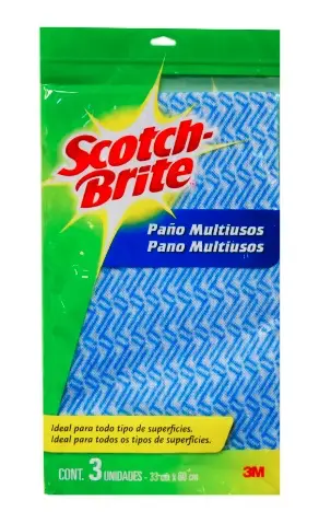 PANO SCOTCHBRITE MULTIUSOS 3 U UND