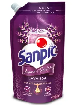 LIMPIA PISOS SANPIC LAVANDA 450 ML UND