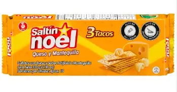 GALLETA SALTIN NOEL QUESO MANTEQULLA 338 UND
