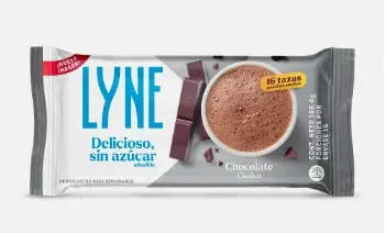 CHOCOLATE LYNE CLASICO SIN AZUCAR 166.4G UND
