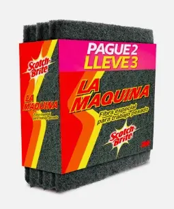 ESPONJA LA MAQUINA SCOTCHBRITE 3 U UND