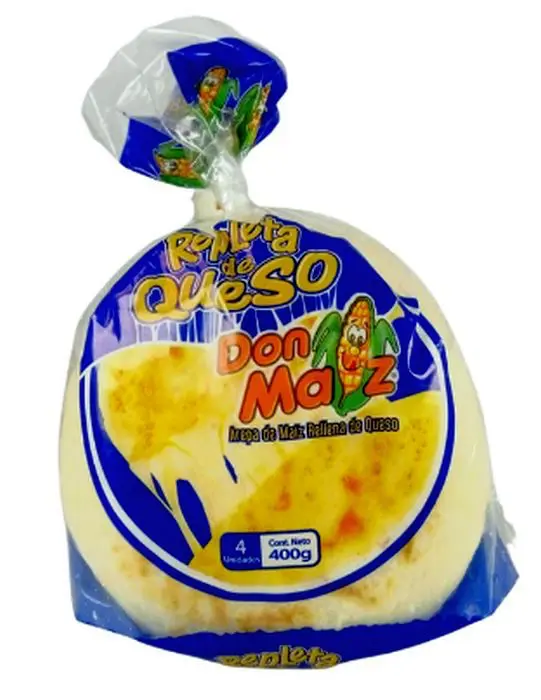AREPA DON MAIZ REPLETA DE QUESO 400 G UND