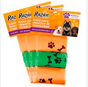 BOLSA MASCOTAS RAZAN PETS CARE 60 U UND