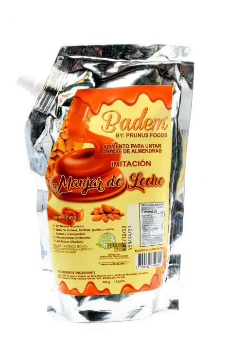 MANJAR DE LECHE BADEM BASE DE ALMENDRAS UND