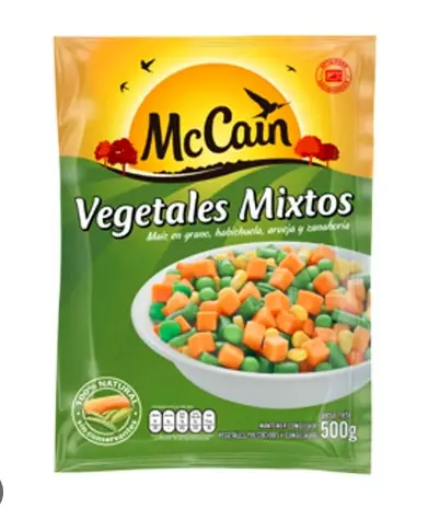 VEGETALES MIXTOS M CAIN 500 GR UND