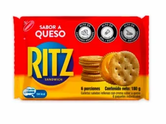 GALLETA RITZ SANDWICH 180 G UND