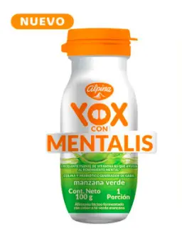 YOGURT MENTALIS MANZANA VERDE YOX 100 G UND