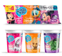 YOGURT YOGO YOGO FRES MELOC MORA 150G 4U UND
