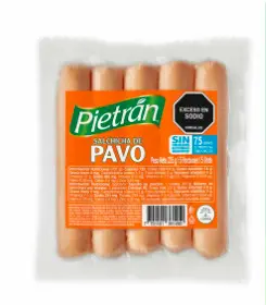 SALCHICHA DE PAVO PIETRAN 225 G UND