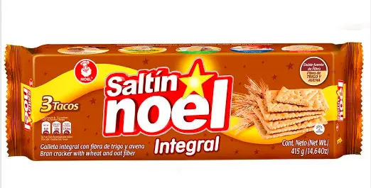 GALLETAS SALTIN NOEL INTEGRAL 415 G UND
