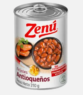 FRIJOLES ZENU ANTIOQUENOS 310 G UND