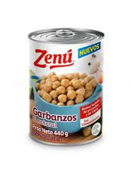 GARBANZO ZENU LT 440 G UND