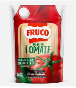 SALSA TOMATE FRUCO 190 GR UND