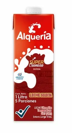LECHE SUPER CREMOSA ALQUERIA  CAJA 1 L UND