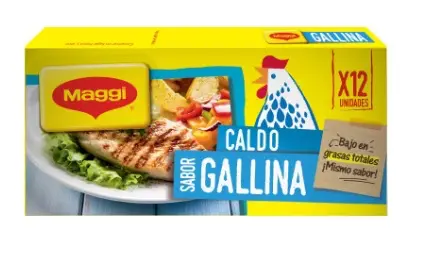 CALDO GALLINA DESMENUZADO MAGGI 9G 12 UND