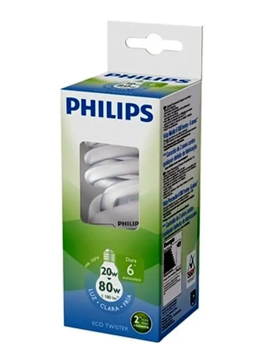 BOMBILLO PHILIPS ECONOMI 20 WATT 1 UND UND