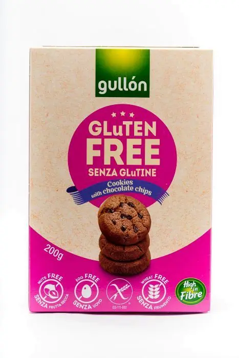[4645-UND] GALLETA GULLON CHIPS CHOCOL SIN GLUT 200 UND