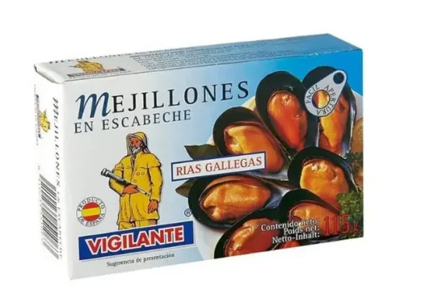[1346-UND] MEJILLONES ESCABECHE VIGILANTE 115 GR UND