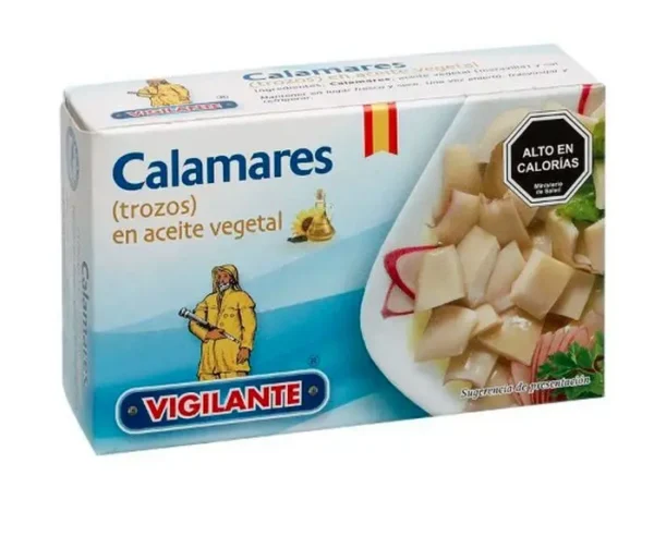 [10741-UND] CALAMAR VIGILANTE ACEITE VEGETAL 115 G UND