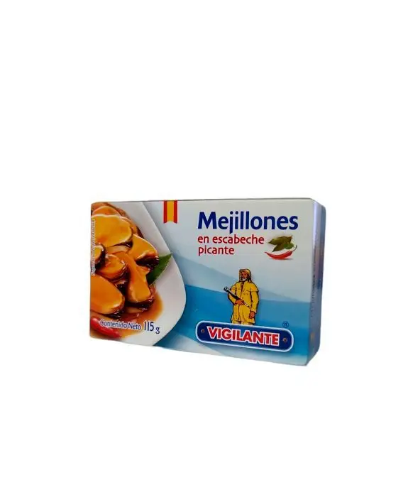 [4134-UND] MEJILLONES EN ESCABECHE PICANTE 115 GR UND