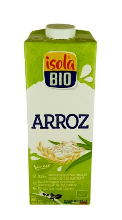 [8139-UND] BEBI DE ARROZ ISOLA BIO  1 LT UND