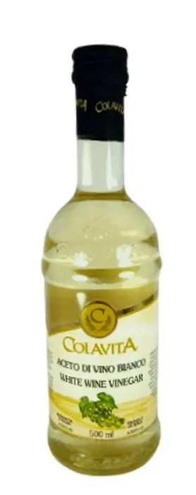 [7671-UND] VINAGRE DE VINO BLANCO COLAVITA 500 ML UND