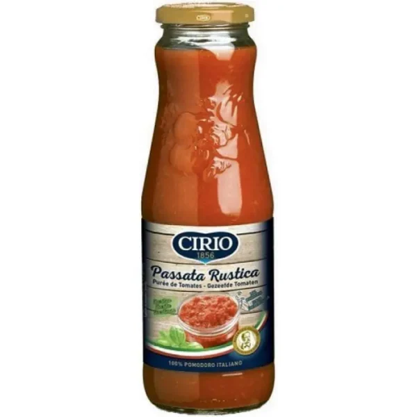 [10940-UND] PASTA PASSATA RUSTICA CIRIO 1856 680 G UND