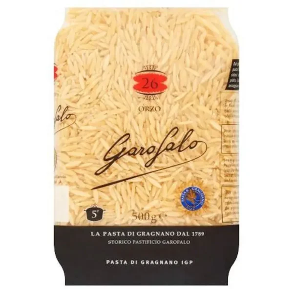 PASTA ORZO GAROFALO 500 G UND